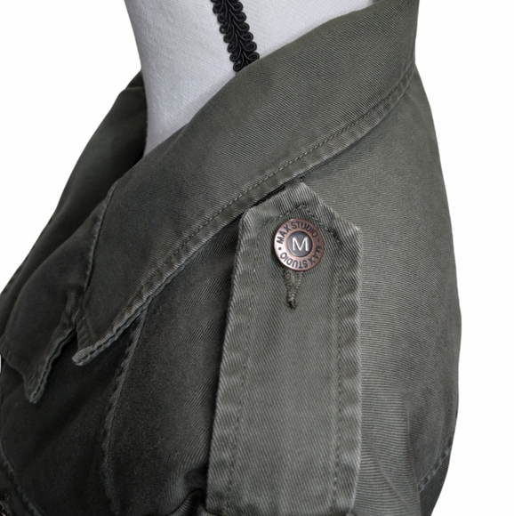 Max Studio Jeans l 4 Pocket l L/S l Military Jacket l Size XL - Picture 4 of 10